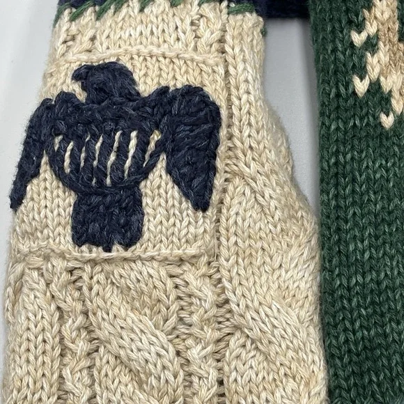 Polo Ralph Lauren Country Patchwork Cotton-Blend Shawl Cardigan Youth Size 6/7 - Picture 9 of 16